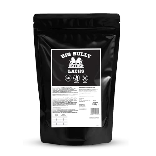 BULL & BULLY – Big Bully Lachs 250g Frische Beute Trockenfutter für Starke & aktive Hunde – Hundefutter mit viel Protein für sportliche Hunderassen BULL & BULLY – Big Bully Lachs 250g Frische Beute Trockenfutter für Starke & aktive Hunde – Hundefutter mit viel Protein für sportliche Hunderassen von BULL & BULLY