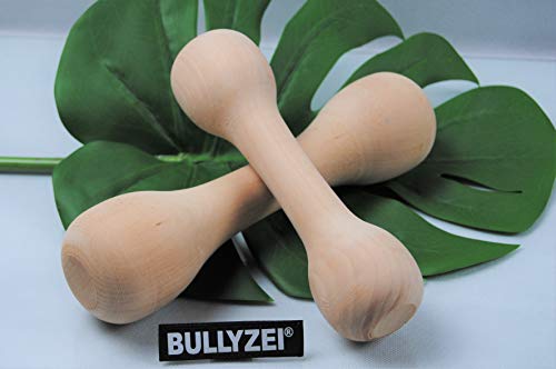 BULLYZEI Apportierholz RUND 125g Bringholz für kleine Hunde von BULLYZEI