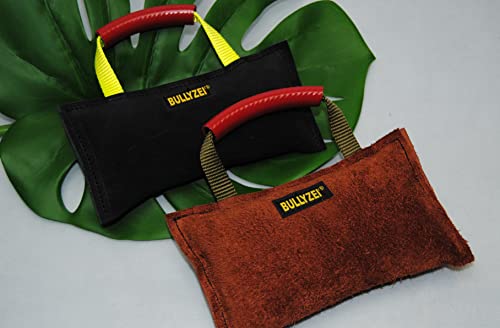 BULLYZEI Beißkissen Leder 1 Griff 20 x 10cm BULLYZEI Beißkissen Leder 1 Griff 20 x 10cm von BULLYZEI