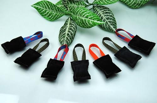 BULLYZEI Beißwurst 3XS Leder 1 Schlaufe 6x3cm von BULLYZEI