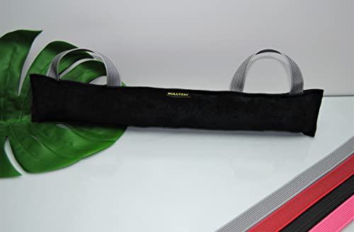 BULLYZEI Beißwurst 50 x 7 cm Griffe Längsseite Griffe in Schwarz-Grau von BULLYZEI