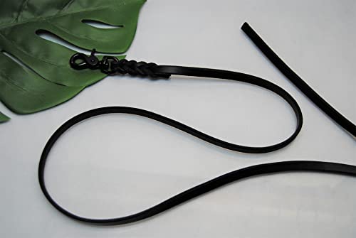 BULLYZEI Lederleine geflochten schwarz 10mm x 2m ohne Schlaufe Scheren-Karabiner Führleine BULLYZEI Lederleine geflochten schwarz 10mm x 2m ohne Schlaufe Scheren-Karabiner Führleine von BULLYZEI