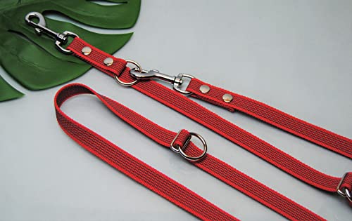 EXTRA Lange Leine gummiert 4-Fach verstellbar 3m x 25mm Rot EXTRA Lange Leine gummiert 4-Fach verstellbar 3m x 25mm Rot von BULLYZEI