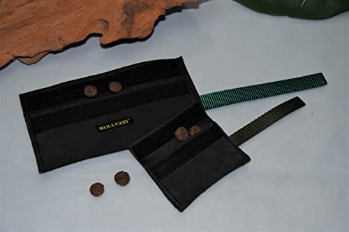 Futterdummy befüllbar, Leder 10 x 5 cm mit Band Futterbeutel von BULLYZEI