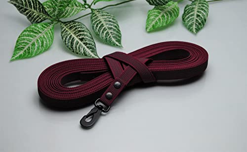 Leine gummiert 5m x 20mm ohne Schlaufe Bordeaux Schweden-Haken Leine gummiert 5m x 20mm ohne Schlaufe Bordeaux Schweden-Haken von BULLYZEI