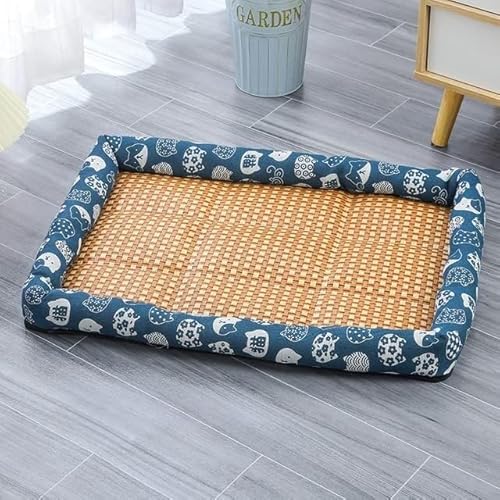 Hundebett, Kühlmatte, Hundematte, Haustier Hund Katze Eis Bett Kühlung Sommer Pad Matte Atmungsaktive Sofa Hund Katze Schlafen Bett for Kleine Mittel Große Hunde katze Matten S 2XL ( Color : Blue Cat Hundebett, Kühlmatte, Hundematte, Haustier Hund Katze Eis Bett Kühlung Sommer Pad Matte Atmungsaktive Sofa Hund Katze Schlafen Bett for Kleine Mittel Große Hunde katze Matten S 2XL ( Color : Blue Cat von BUNGAA