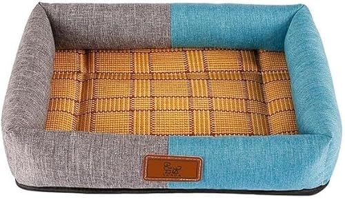 Hundebett, Kühlmatte, Hundematte, Haustierkühler, Kühlkissen for kleine und mittelgroße Hunde, atmungsaktiv, rechteckig, Kreativitätsbett, Zwinger, Haus, Katzenmatte, Heimtierbedarf, Zubehör ( Color : Hundebett, Kühlmatte, Hundematte, Haustierkühler, Kühlkissen for kleine und mittelgroße Hunde, atmungsaktiv, rechteckig, Kreativitätsbett, Zwinger, Haus, Katzenmatte, Heimtierbedarf, Zubehör ( Color : von BUNGAA