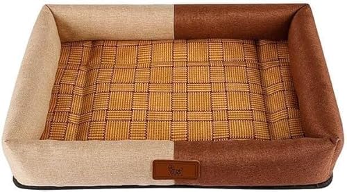 Hundebett, Kühlmatte, Hundematte, Haustierkühler, Kühlkissen for kleine und mittelgroße Hunde, atmungsaktiv, rechteckig, Kreativitätsbett, Zwinger, Haus, Katzenmatte, Heimtierbedarf, Zubehör ( Color : Hundebett, Kühlmatte, Hundematte, Haustierkühler, Kühlkissen for kleine und mittelgroße Hunde, atmungsaktiv, rechteckig, Kreativitätsbett, Zwinger, Haus, Katzenmatte, Heimtierbedarf, Zubehör ( Color : von BUNGAA