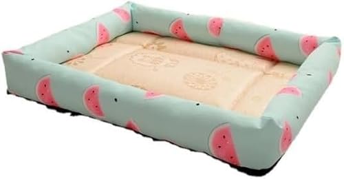 Hundebett, Kühlmatte, Hundematte, S XL Sommer Kühlung Haustier Hund Matte Eis Pad Hund Schlafen Quadratische Matten for Hunde Katzen Haustier Zwinger Kühle Kalte Seide Hundebett ( Color : G , Size : X Hundebett, Kühlmatte, Hundematte, S XL Sommer Kühlung Haustier Hund Matte Eis Pad Hund Schlafen Quadratische Matten for Hunde Katzen Haustier Zwinger Kühle Kalte Seide Hundebett ( Color : G , Size : X von BUNGAA