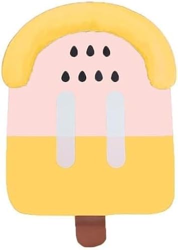 Hundebett, Kühlmatte, Hundematte, Sommer Katze Hund Bett Kissen Haustier Kühl Pad Cartoon Popsicle Form Hund Bett Abnehmbare Waschbar Zwinger Haustier Schlafen Matte Hund Bett (Color : Banana, Size von BUNGAA