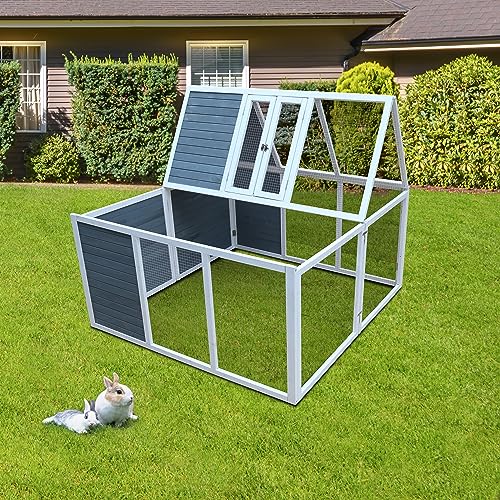 BUNNY BUSINESS Gehege für Kaninchen, vollständig zusammenklappbar, 122 cm, Grau BUNNY BUSINESS Gehege für Kaninchen, vollständig zusammenklappbar, 122 cm, Grau von BUNNY BUSINESS