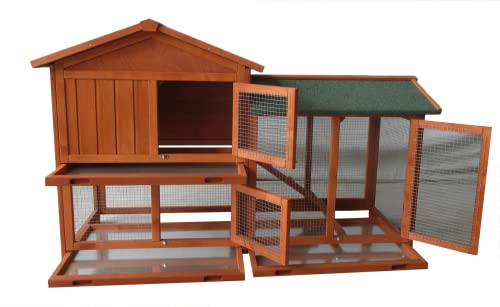 BUNNY BUSINESS The Grove Doppeldecker-Stall für Kaninchen/Meerschweinchen, extra tief, mit Boden, roter Hain, ohne Abdeckung, Rot BUNNY BUSINESS The Grove Doppeldecker-Stall für Kaninchen/Meerschweinchen, extra tief, mit Boden, roter Hain, ohne Abdeckung, Rot von BUNNY BUSINESS