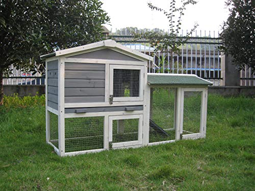 BUNNY BUSINESS The Grove Grey Doppeldecker Kaninchen- / Meerschweinchenstall mit Auslauf extra Tiefe BUNNY BUSINESS The Grove Grey Doppeldecker Kaninchen- / Meerschweinchenstall mit Auslauf extra Tiefe von BUNNY BUSINESS