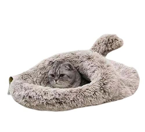 katzenschlafsack,katzensack Katzenbett-Höhlenschlafsack für Katzen und Hunde bis zu 7kg, Katzen Schlafsack, Katzen Schlafsack Höhle (F, Katze) von BUNQQF