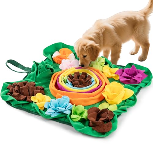 Schnüffelteppich Hund, Interaktives Hundespielzeug, Intelligenzspielzeug Für Hunde, Schnüffelmatte für Langsames Füttern, Geeignet Für Kleine, Mittelgroße Und Große Hunde, Weihnachten Schnüffelteppich Hund, Interaktives Hundespielzeug, Intelligenzspielzeug Für Hunde, Schnüffelmatte für Langsames Füttern, Geeignet Für Kleine, Mittelgroße Und Große Hunde, Weihnachten von BUPIHUKA