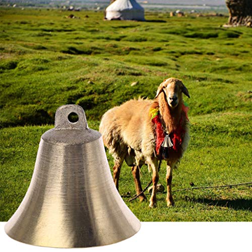 Rinderglocke Kuhglocke Pferd Schaf Weideglocke Bauernhof Tier Hund Anti-Verlust Laute Glocke von BURAN