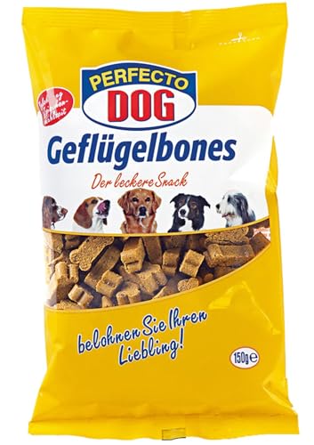 11x 150g Perfecto Dog Geflügelbones Leckerlis für Hunde Hundeleckerli Leckerli 1650g von BURI
