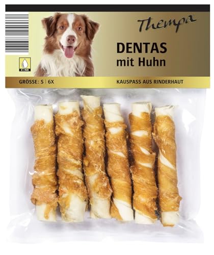 24x 120g Thempa Dentas Kaurolle Rinderhaut mit Huhn Hunde Leckerlis Hund 144 Sticks 24x 120g Thempa Dentas Kaurolle Rinderhaut mit Huhn Hunde Leckerlis Hund 144 Sticks von BURI