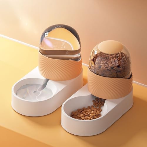 BURLOE Automatischer Katzenfutterspender Und Wasserspender Set, Futterspender Für Kleine Mittlere Haustiere Futter Oder Hunde Katzen Automatisches,3 BURLOE Automatischer Katzenfutterspender Und Wasserspender Set, Futterspender Für Kleine Mittlere Haustiere Futter Oder Hunde Katzen Automatisches,3 von BURLOE