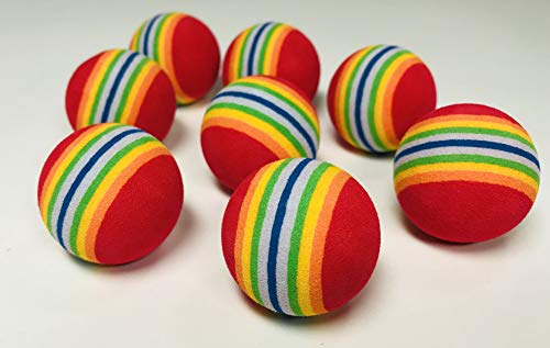 BUSDUGA Katzenspielzeug sanfte Bälle - 8 Stück in Regenbogenfarben 3,5cm BUSDUGA Katzenspielzeug sanfte Bälle - 8 Stück in Regenbogenfarben 3,5cm von BUSDUGA