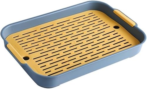 BUSSNISS ABS Kaninchentoilette, Meerschweinchenklo, Haustier-Töpfchentraining-Toilette, kleine Tiere, Ecktoilette für Hamster, Frettchen, Chinchilla, Igel, Hase, abnehmbares Design (D) von BUSSNISS