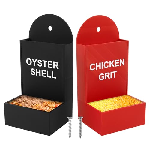 2 PCs Automatic Chicken Feeder kreativer Hühnerkörnern und Austernschalenfuttermittel reinigen für den Gebrauch im Freien und im Innenbereich 2 PCs Automatic Chicken Feeder kreativer Hühnerkörnern und Austernschalenfuttermittel reinigen für den Gebrauch im Freien und im Innenbereich von BUTORY