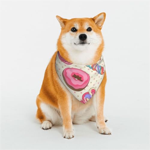 Bunter süßer Lutscher-/Cupcake-Donut-Schal für Hunde oder Katzen, bedrucktes Muster, Haustier-Dreieck-Schal, verschiedene Größen, Haustier-Bandana, Lätzchen, Halstuch. Bunter süßer Lutscher-/Cupcake-Donut-Schal für Hunde oder Katzen, bedrucktes Muster, Haustier-Dreieck-Schal, verschiedene Größen, Haustier-Bandana, Lätzchen, Halstuch. von BUULOO