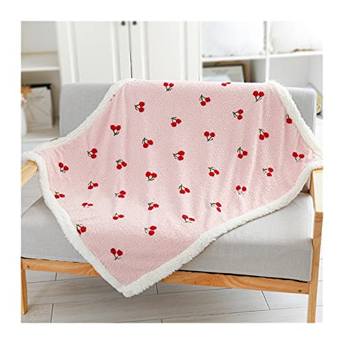 BUUNHI Hundebett Haustierdecke, Flauschiges Fleece, Katzen, Hunde, Zwinger, Decken, Sofa, Bettdecke, Welpen-Schlafmatte Hundematte (Color : Pink, Size : S 60x40cm) von BUUNHI