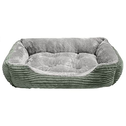 BUUNHI Hundebett Kennel Medium Small Hundesofabettkissen Warmes Winterhaustier Hundebett Haus Haustierzubehör Hundematte (Color : Gray, Size : S 50x38cm) von BUUNHI