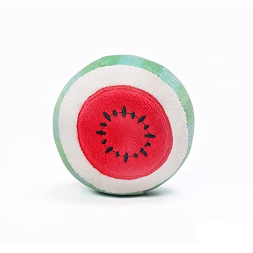 BUUNHI Kauspielzeug für Hunde Soft Pineapple Pet Toy Crab Chew Puppy Press Sound Squeak Toys Dog Bell Ball Haustierspielzeug (Color : Green) von BUUNHI