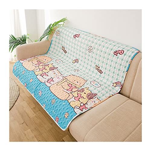 Hundebett Zwingerkisten Matte Katze Welpenkissen Wiederverwendbare waschbare Trainings-Pee-Pads Reise-Auto-Matten für Hunde Hundematte (Color : Cartoon Bears, Size : M - 70x90cm) von BUUNHI