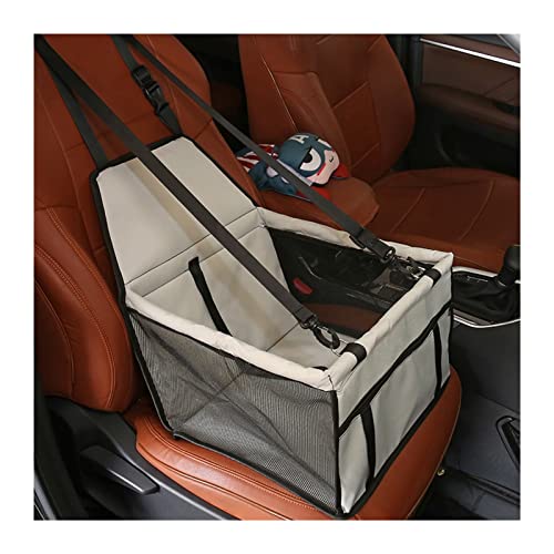 Hundedecke Autositzbezug für Hunde, Faltbare Hängematte, Haustier-Reisetasche, Transport von Katzen und Hunden Autositzbezüge (Color : Style2 Gray) von BUUNHI