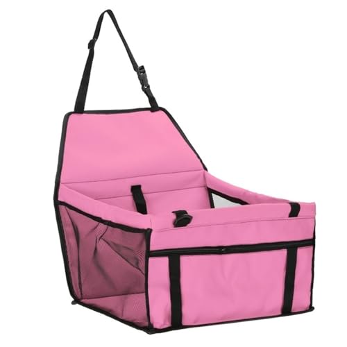 Hundedecke Haustier-Hunderückentasche, Faltbarer Hund, Autositzbezug, tragbares Auto-Reisezubehör Autositzbezüge (Color : Pink, Size : As Description) von BUUNHI