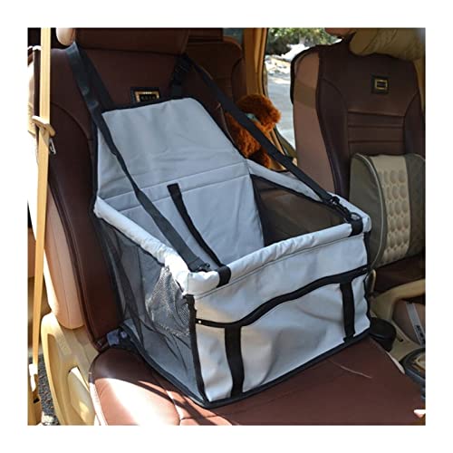 Hundedecke Hund Autositzbezug Faltbare Hängematte Pet Back Bag Carry Small Dog Transport Autositzbezüge (Color : White, Size : with Zipper) von BUUNHI