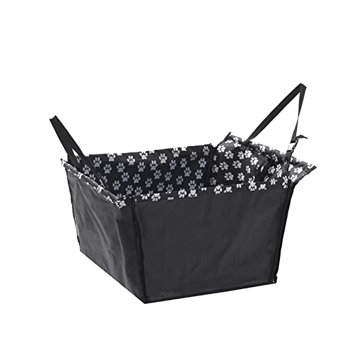Hundedecke Hunde-Autotransporter Rücksitzbezug Betttasche Korb Faltbare Hängematte Sicherheits-Reiseunterlage Autositzbezüge (Color : JHE, Size : 60x35x50cm) von BUUNHI