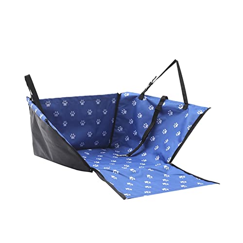 Hundedecke Hunde-Autotransporter Rücksitzbezug Betttasche Korb Faltbare Hängematte Sicherheits-Reiseunterlage Autositzbezüge (Color : JLA, Size : 60x35x50cm) von BUUNHI