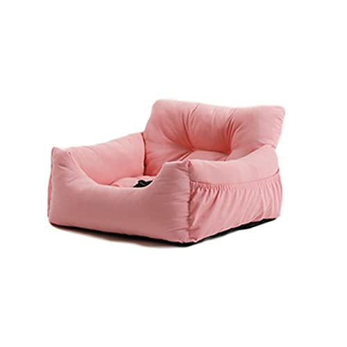 Hundedecke Pet Travel Auto Sicherheitssitz Pet Carrier Katze Hund Outdoor Travel Hundebett Autositzbezüge (Color : Type B-Pink) von BUUNHI