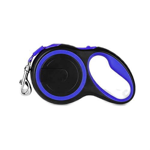 Hundeleine Einziehbare Hundeleine für mittelgroße und große Hunde Verstellbare Führleine (Color : A - Blue, Size : 3m - 15kg) von BUUNHI