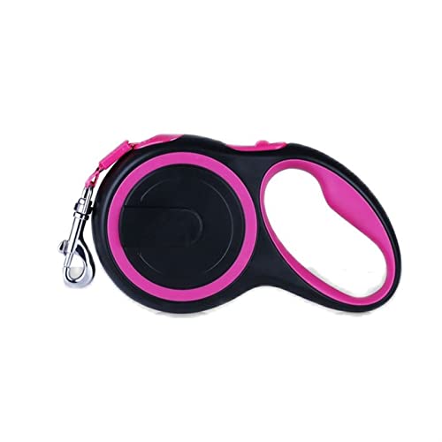Hundeleine Einziehbare Hundeleine für mittelgroße und große Hunde Verstellbare Führleine (Color : A - Pink, Size : 8m - 50kg) von BUUNHI