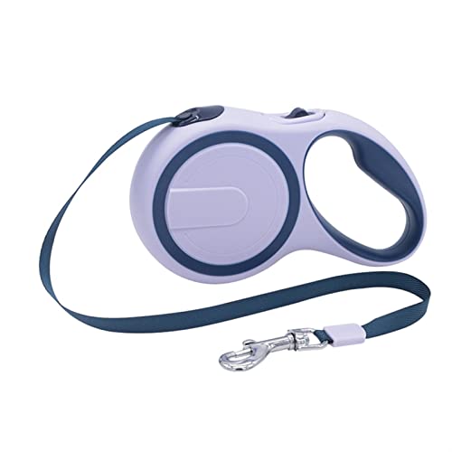 Hundeleine Einziehbare Hundeleine für mittelgroße und große Hunde Verstellbare Führleine (Color : B - Blue, Size : 8m - 50kg) von BUUNHI