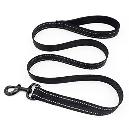 Hundeleine Verstellbares Hundehalsband mit Schnalle für kleine, mittelgroße Hunde, Pitbull-Leine, Hundekette Verstellbare Führleine (Color : Leash, Size : L) von BUUNHI