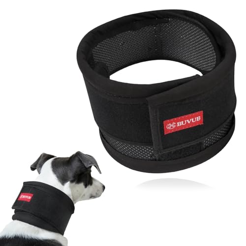 BUVUB Verstellbare Hunde-Halsbandage zur Linderung von Nackenschmerzen und Verletzungen, weiches und bequemes Stützhalsband für Hunde zur Erholung nach Operationen oder Verletzungen, Größe M BUVUB Verstellbare Hunde-Halsbandage zur Linderung von Nackenschmerzen und Verletzungen, weiches und bequemes Stützhalsband für Hunde zur Erholung nach Operationen oder Verletzungen, Größe M von BUVUB