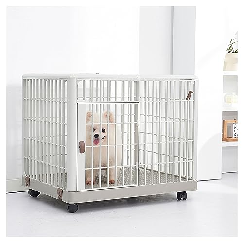 Hundekäfig für Zuhause, Heim-Hundezwinger for kleine Haustiere, bewegliche Universal-Rad-Hundebox, Harzriegel, tragbare Installation, Kunststoff-Hundezwinger mit Oberlicht, kein Lärm, stört die Mensch Hundekäfig für Zuhause, Heim-Hundezwinger for kleine Haustiere, bewegliche Universal-Rad-Hundebox, Harzriegel, tragbare Installation, Kunststoff-Hundezwinger mit Oberlicht, kein Lärm, stört die Mensch von BUYAOBIAOXL