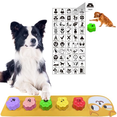 BUYVIKAY Hundeknöpfe für Kommunikation mit Aufkleber BUYVIKAY Hundeknöpfe für Kommunikation mit Aufkleber von BUYVIKAY