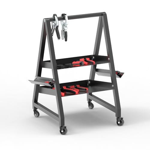 BUYYAH Hufeisenbox aus Aluminium mit 7,6 cm Rädern, robuster Hufeisen-Werkzeugwagen, einfache Montage, 2 Aluminium-Raspelhalter, 104 kg Kapazität, Schwarz BUYYAH Hufeisenbox aus Aluminium mit 7,6 cm Rädern, robuster Hufeisen-Werkzeugwagen, einfache Montage, 2 Aluminium-Raspelhalter, 104 kg Kapazität, Schwarz von BUYYAH