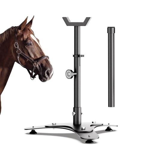 BUYYAH Hufständer aus Metall, Höhenverstellbar Schmied Hufständer mit Magnet, Tragbarer Hufständer für Pferde, Ziegen, Schafe und Kühe BUYYAH Hufständer aus Metall, Höhenverstellbar Schmied Hufständer mit Magnet, Tragbarer Hufständer für Pferde, Ziegen, Schafe und Kühe von BUYYAH