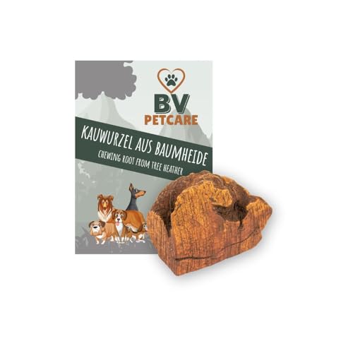 BV Petcare® Kauwurzel der Baumheide für Hunde | Kausnack | Spielzeug & Kaumuskeltraining für Hunde (L) von BV Petcare