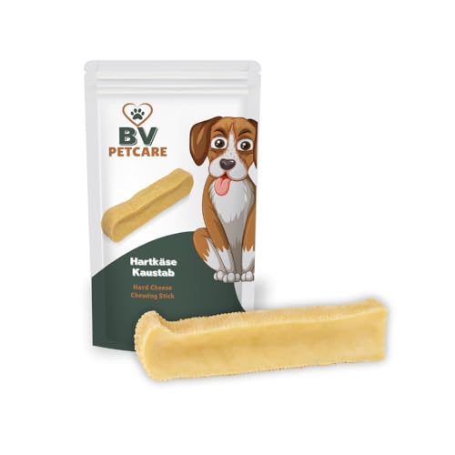 BV Petcare | Kaustab aus Hartkäse für Hunde I Kaumuskel Training & Zahnpflege I Natürlicher Käse (XL) von BV Petcare