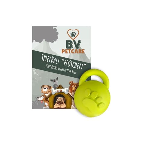 BV Petcare | Spielball Pfötchen | Spielball aus Naturkautschuk für Hunde und Welpen | BPA-frei | Hundespielzeug 100% Naturkautschuk BV Petcare | Spielball Pfötchen | Spielball aus Naturkautschuk für Hunde und Welpen | BPA-frei | Hundespielzeug 100% Naturkautschuk von BV Petcare