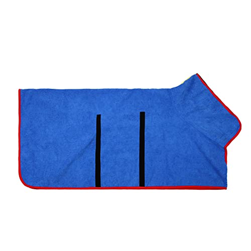 BVFR Haustier-Bademantel, Trocknungsmantel, Hunde-Bademantel, saugfähiges Handtuch, groß, mittel und klein, Hunde-Bademantel, Handtuch, ultra-schnell trocknendes Handtuch, blau, XS BVFR Haustier-Bademantel, Trocknungsmantel, Hunde-Bademantel, saugfähiges Handtuch, groß, mittel und klein, Hunde-Bademantel, Handtuch, ultra-schnell trocknendes Handtuch, blau, XS von BVFR